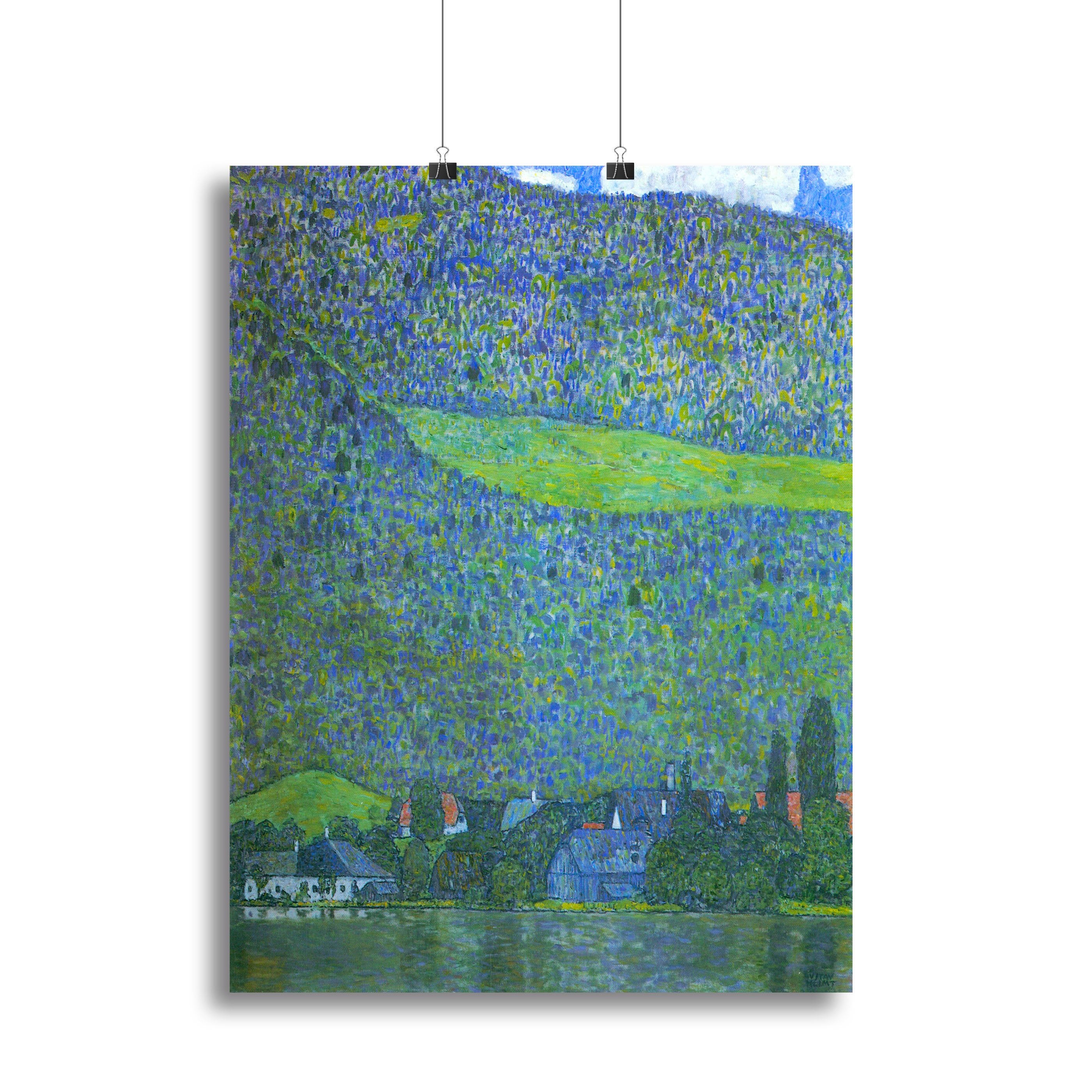 Unterach at the Attersee by Klimt Canvas Print or Poster