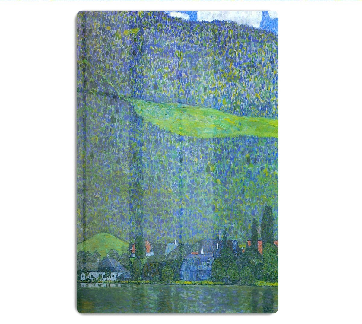 Unterach at the Attersee by Klimt HD Metal Print