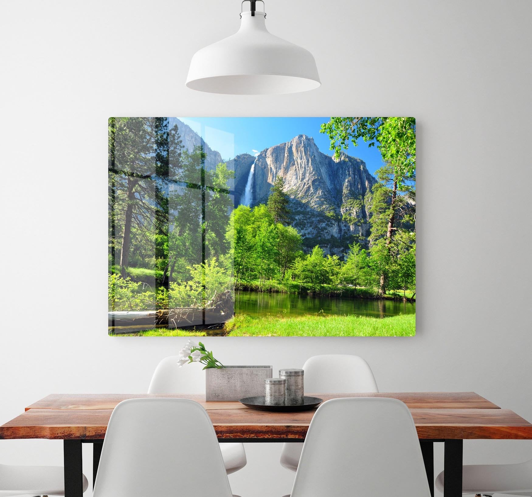 Upper Yosemite Falls HD Metal Print