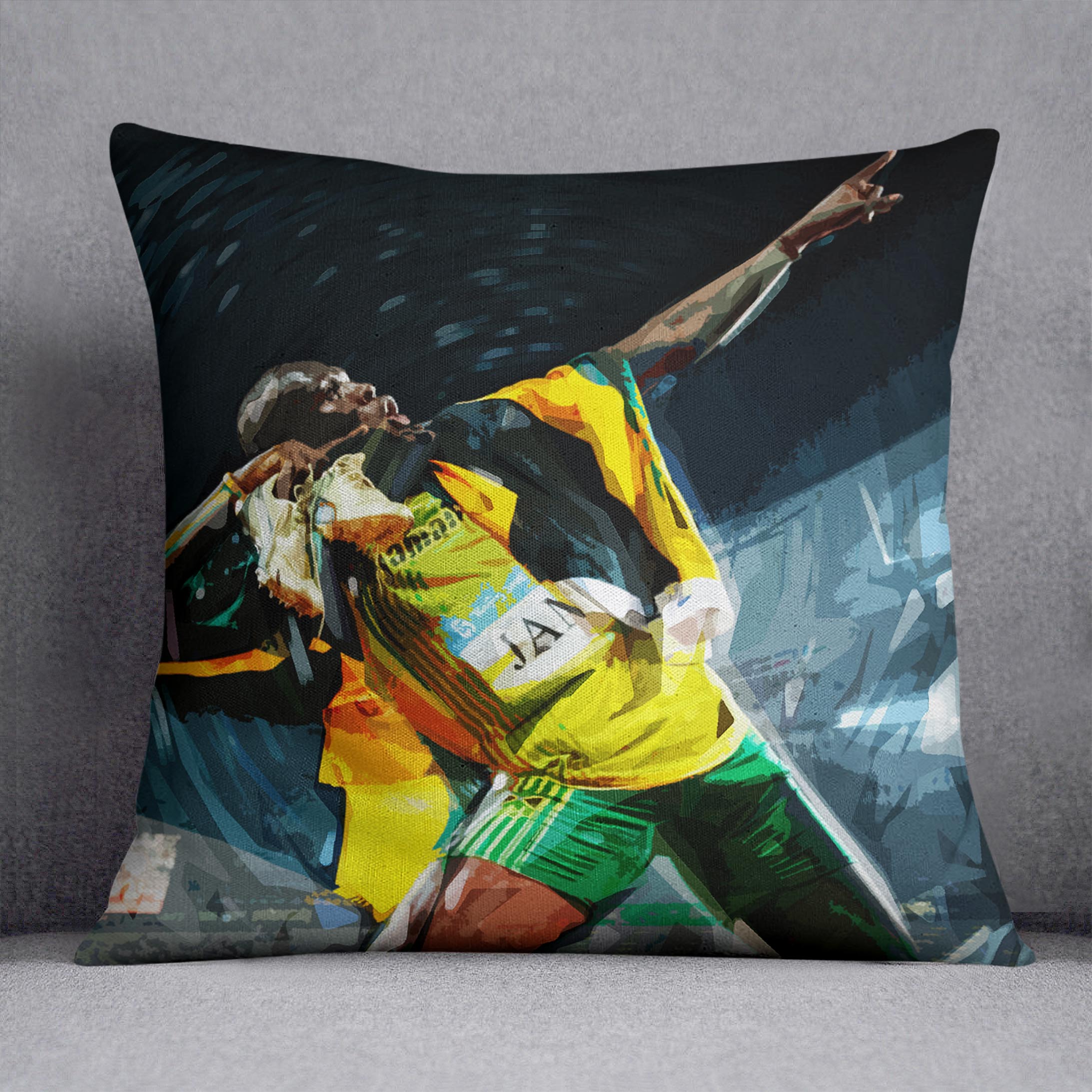Usian Bolt Iconic Pose Cushion