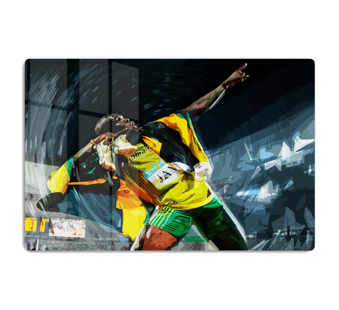 Usian Bolt Iconic Pose HD Metal Print