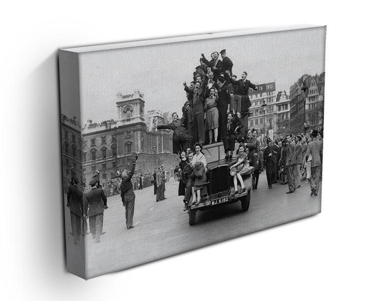 VE celebrations in London Canvas Print or Poster - Canvas Art Rocks - 3