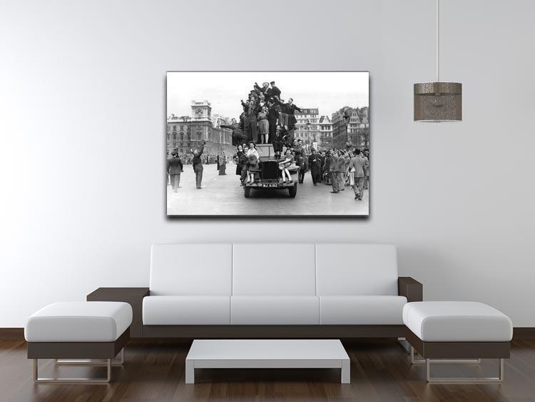 VE celebrations in London Canvas Print or Poster - Canvas Art Rocks - 4