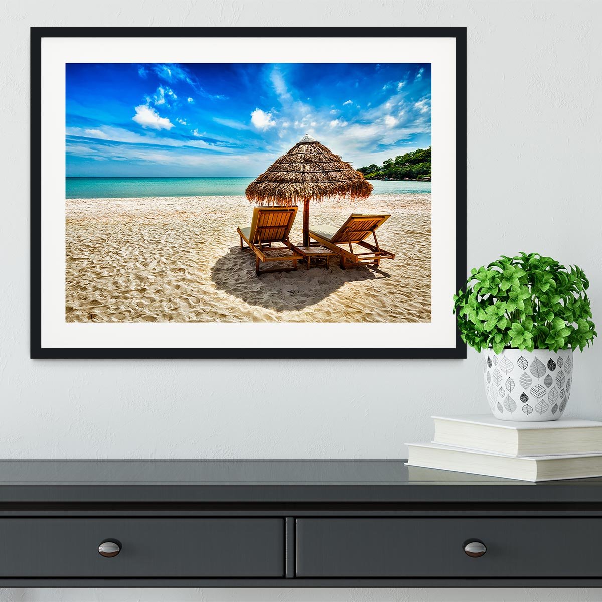 Vacation holidays Framed Print - Canvas Art Rocks - 1