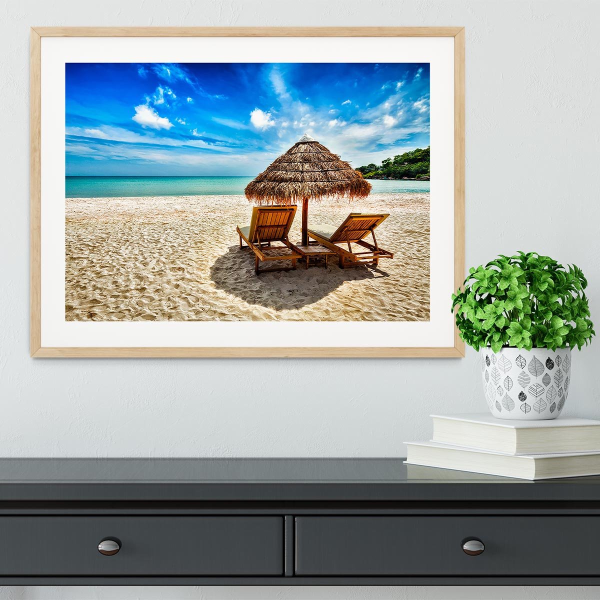 Vacation holidays Framed Print - Canvas Art Rocks - 3