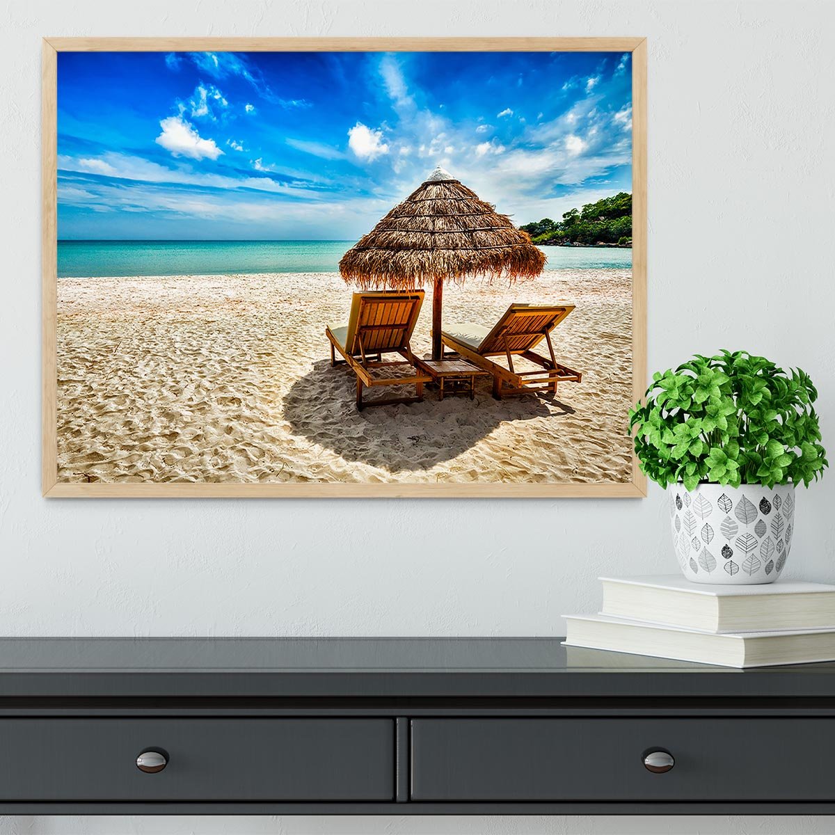 Vacation holidays Framed Print - Canvas Art Rocks - 4