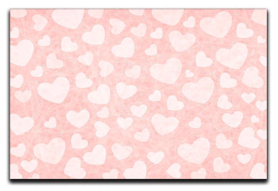 Valentine Heart pink Canvas Print or Poster  - Canvas Art Rocks - 1