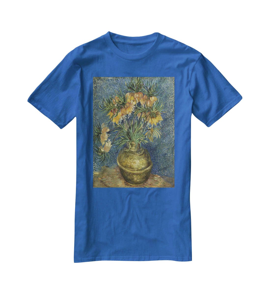 Van Gogh Fritillaries in a Copper Vase T-Shirt - Canvas Art Rocks - 2