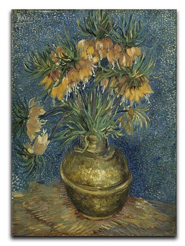 Van Gogh Fritillaries in a Copper Vase Canvas Print & Poster  - Canvas Art Rocks - 1