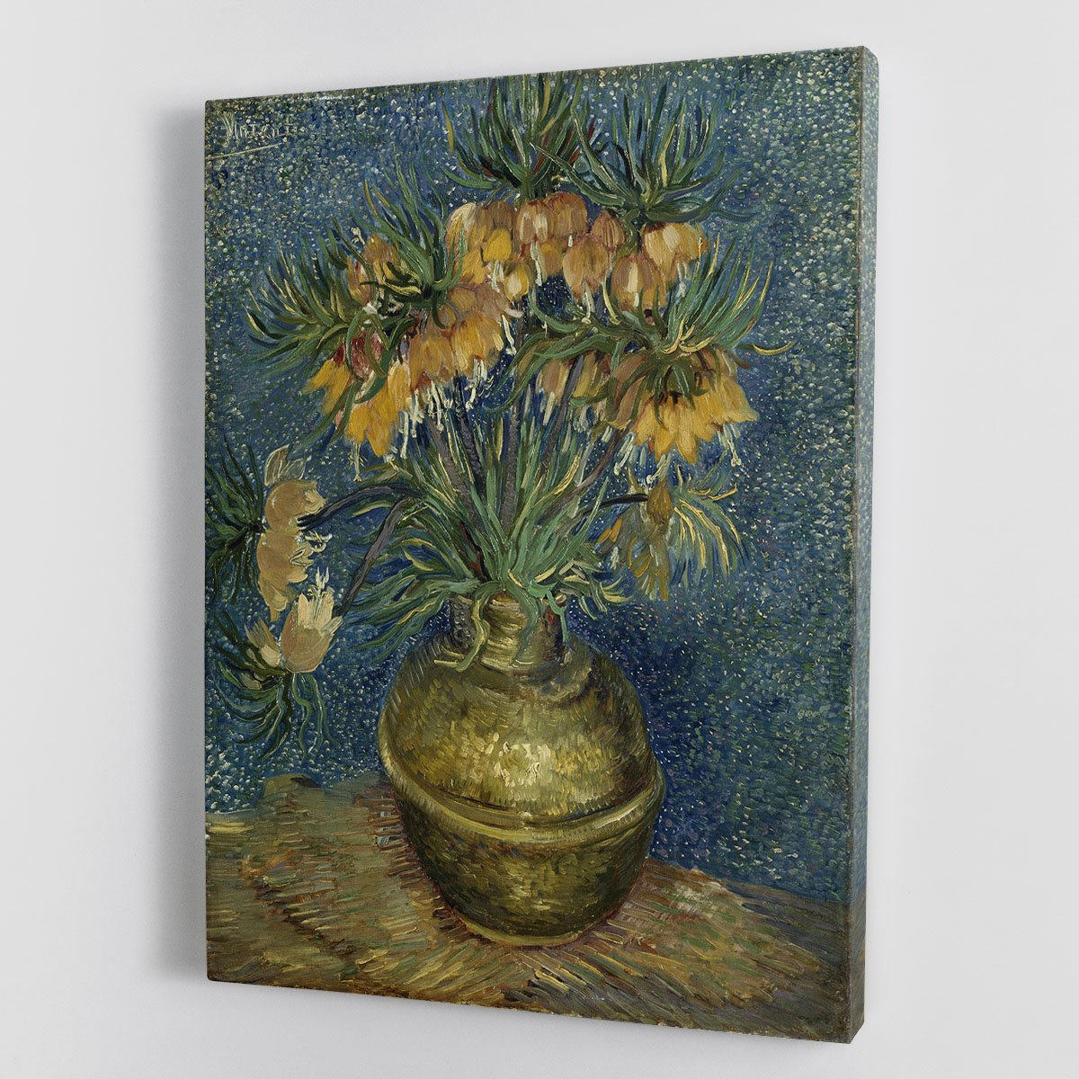 Van Gogh Fritillaries in a Copper Vase Canvas Print or Poster