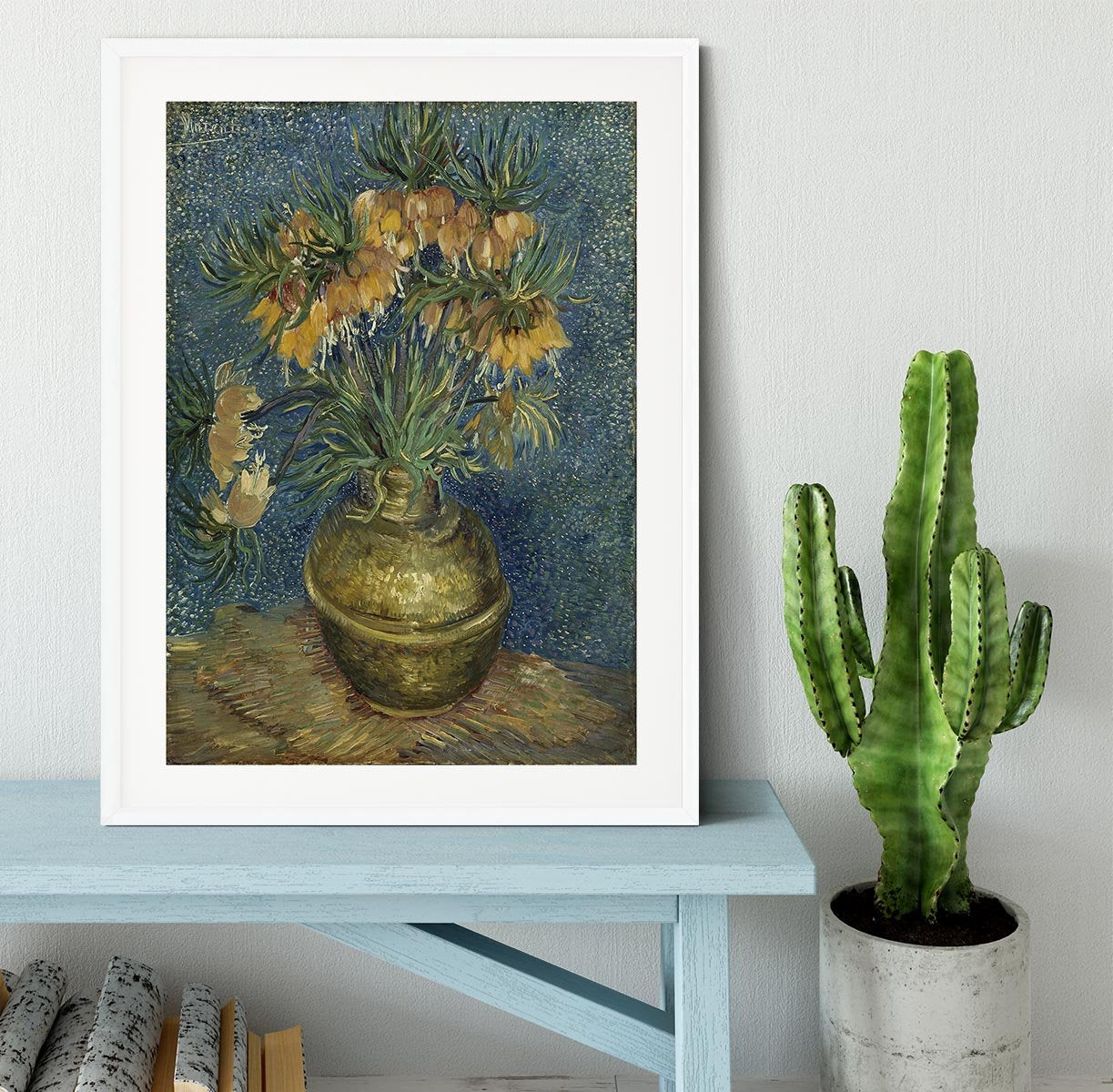 Van Gogh Fritillaries in a Copper Vase Framed Print - Canvas Art Rocks - 5