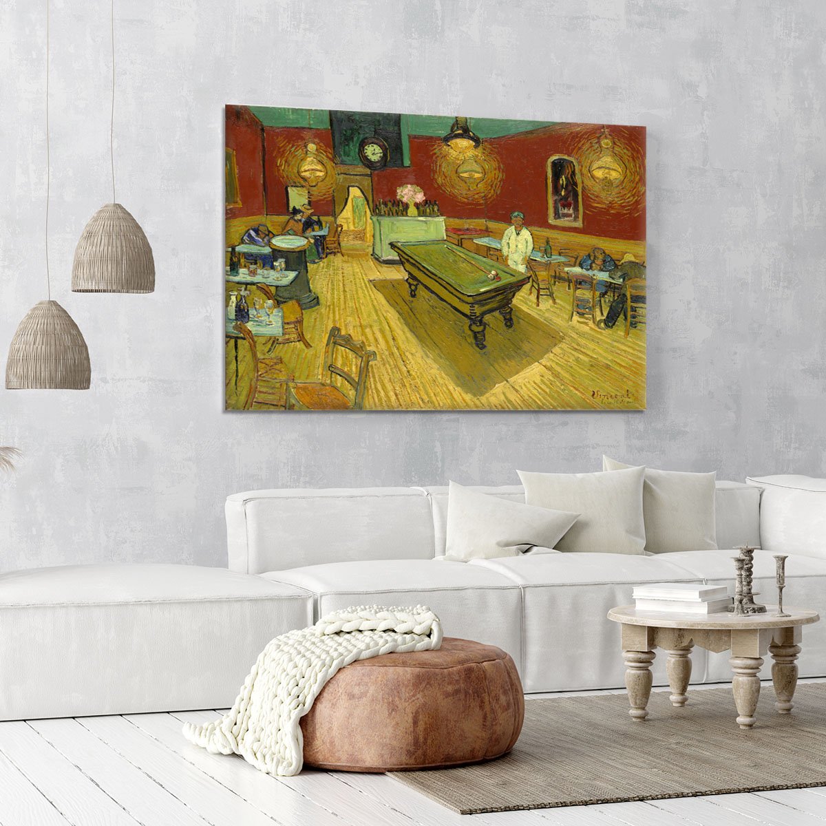 Van Gogh Night Cafe Canvas Print or Poster