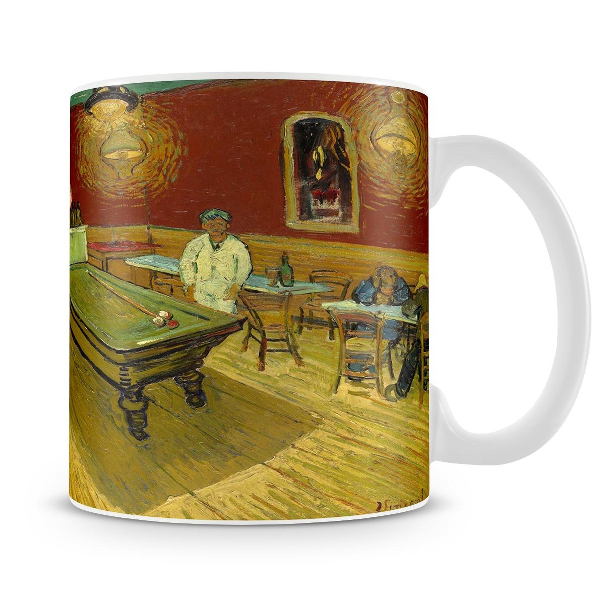 Van Gogh Night Cafe Mug - Canvas Art Rocks - 4