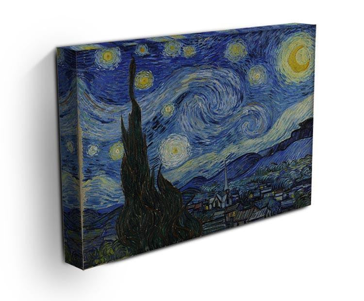 Van Gogh Starry Night Canvas Print & Poster - Canvas Art Rocks - 3