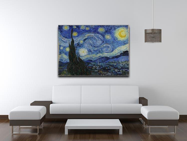 Van Gogh Starry Night Canvas Print & Poster - Canvas Art Rocks - 4