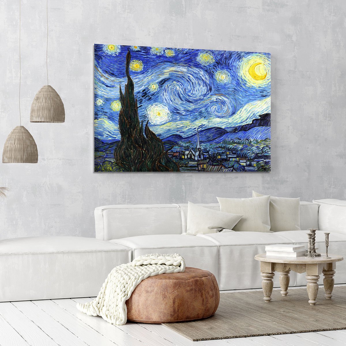 Van Gogh Starry Night Canvas Print or Poster