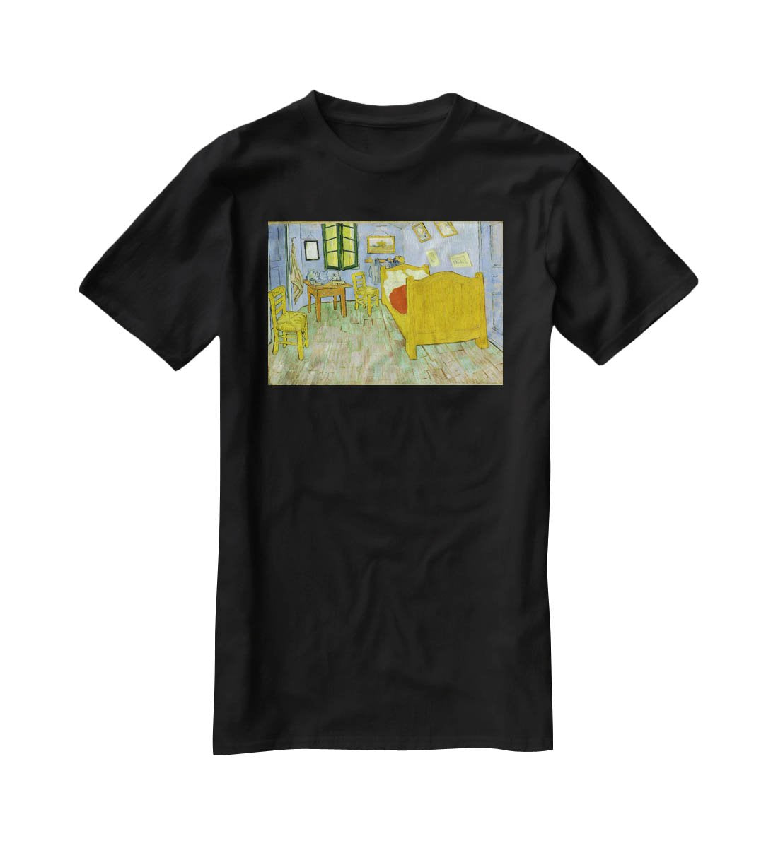 Van Gogh Vincents bedroom T-Shirt - Canvas Art Rocks - 1