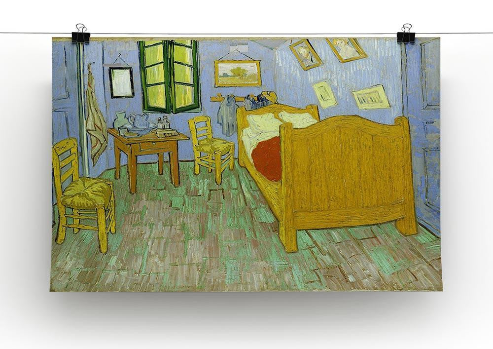Van Gogh Vincents bedroom Canvas Print & Poster - Canvas Art Rocks - 2