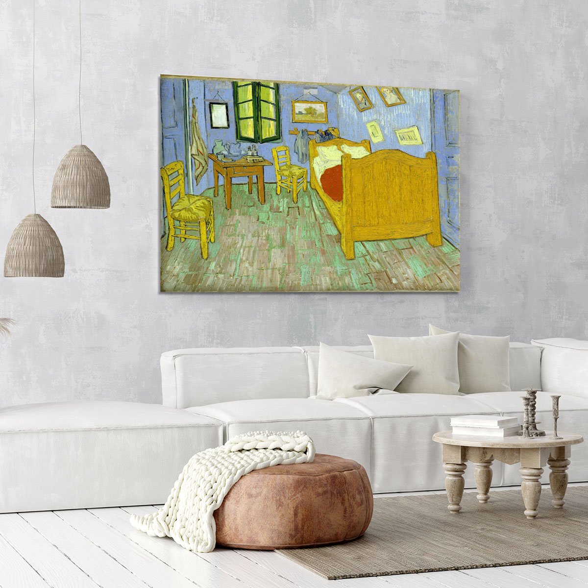 Van Gogh Vincents bedroom Canvas Print or Poster