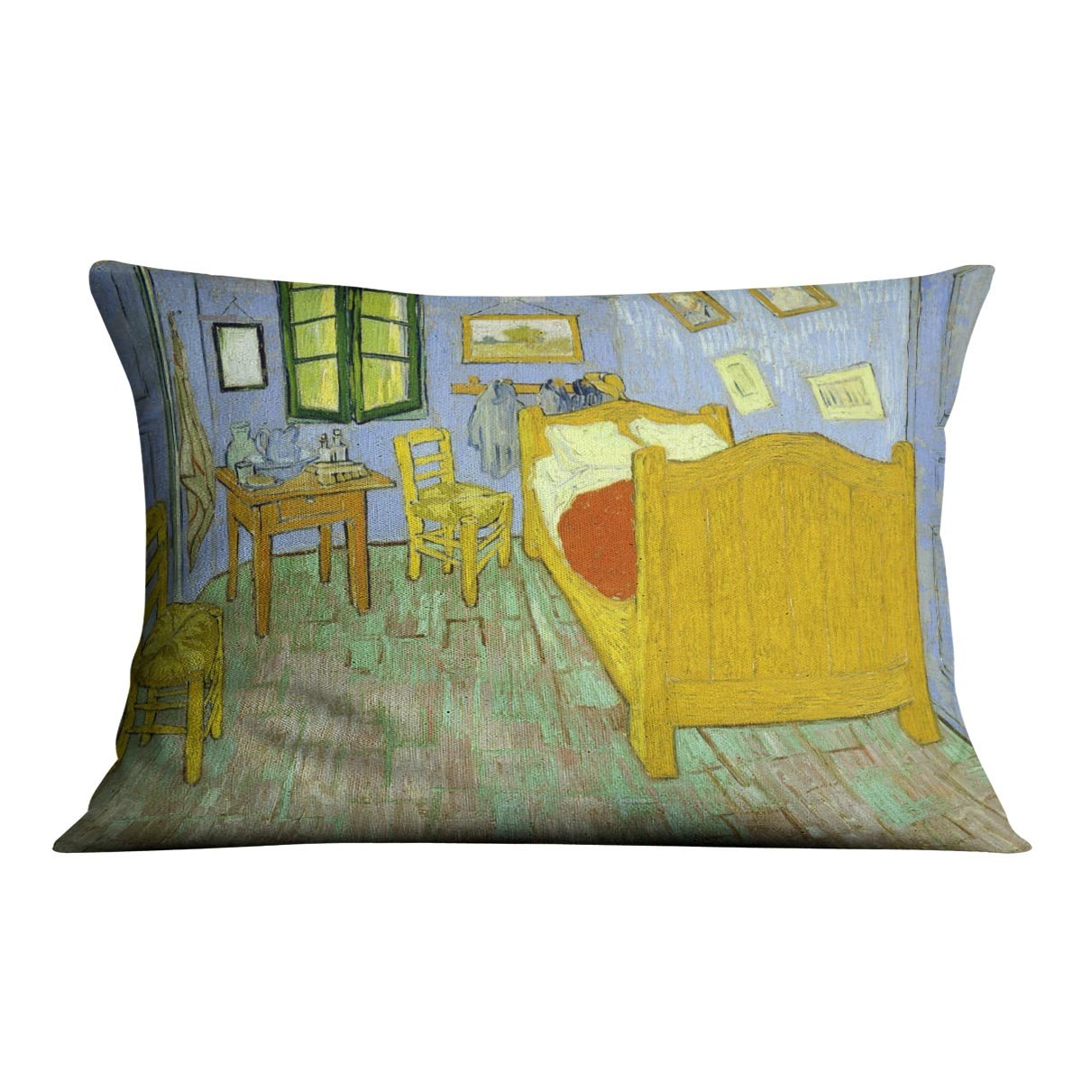 Van Gogh Vincents bedroom Throw Pillow