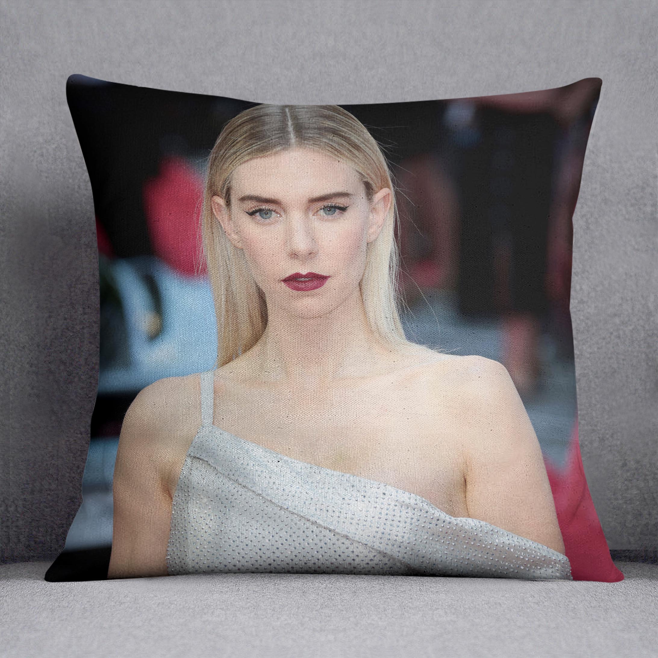 Vanessa Kirby Cushion - Canvas Art Rocks - 1