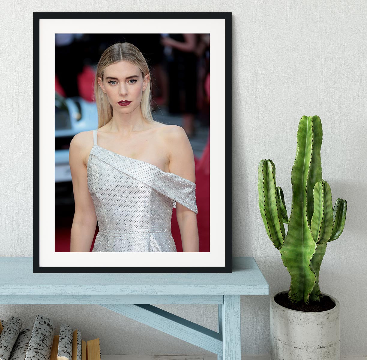 Vanessa Kirby Framed Print - Canvas Art Rocks - 1