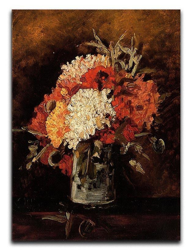 Vase with Carnations by Van Gogh Canvas Print & Poster  - Canvas Art Rocks - 1