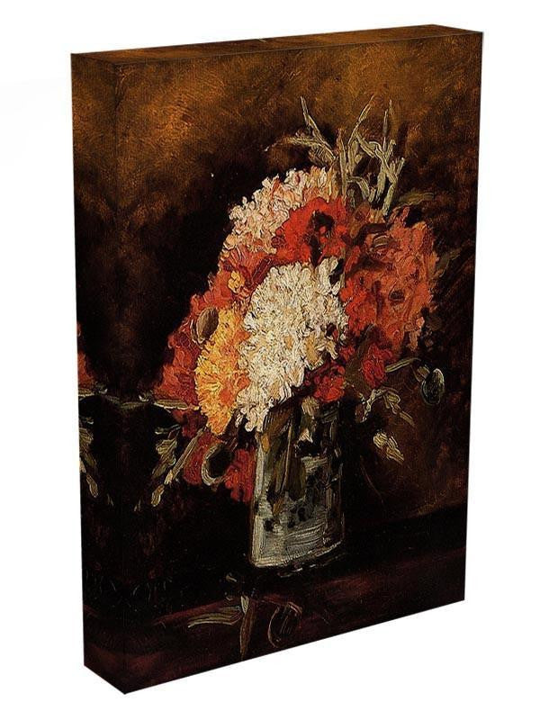 Vase with Carnations by Van Gogh Canvas Print & Poster - Canvas Art Rocks - 3