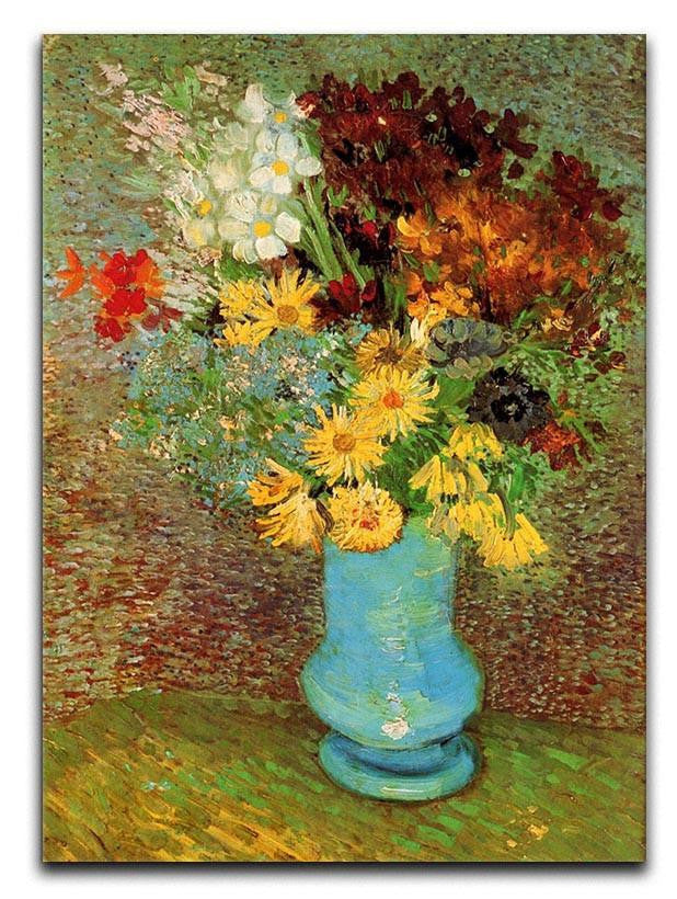 Vase with Daisies and Anemones by Van Gogh Canvas Print & Poster  - Canvas Art Rocks - 1