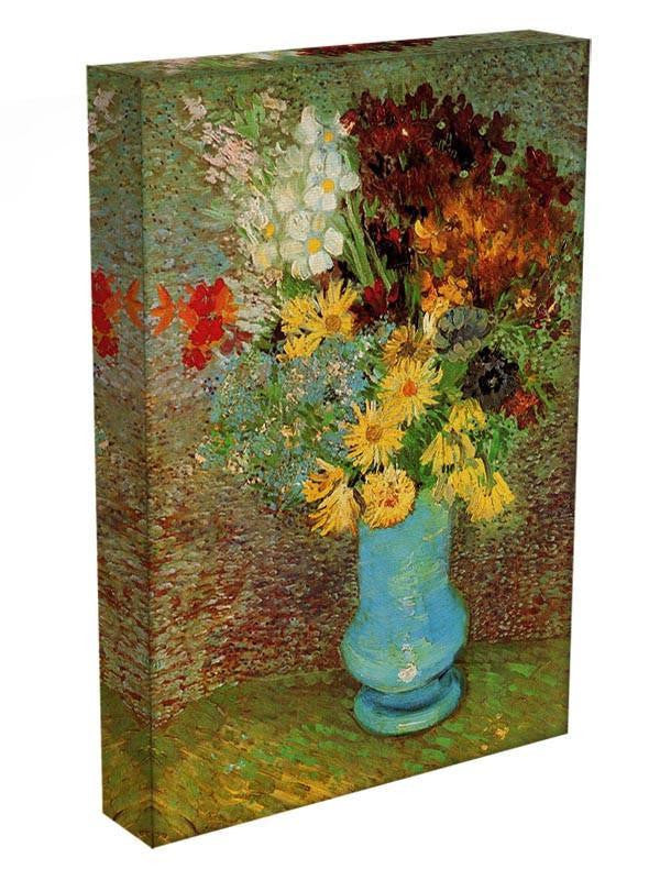 Vase with Daisies and Anemones by Van Gogh Canvas Print & Poster - Canvas Art Rocks - 3