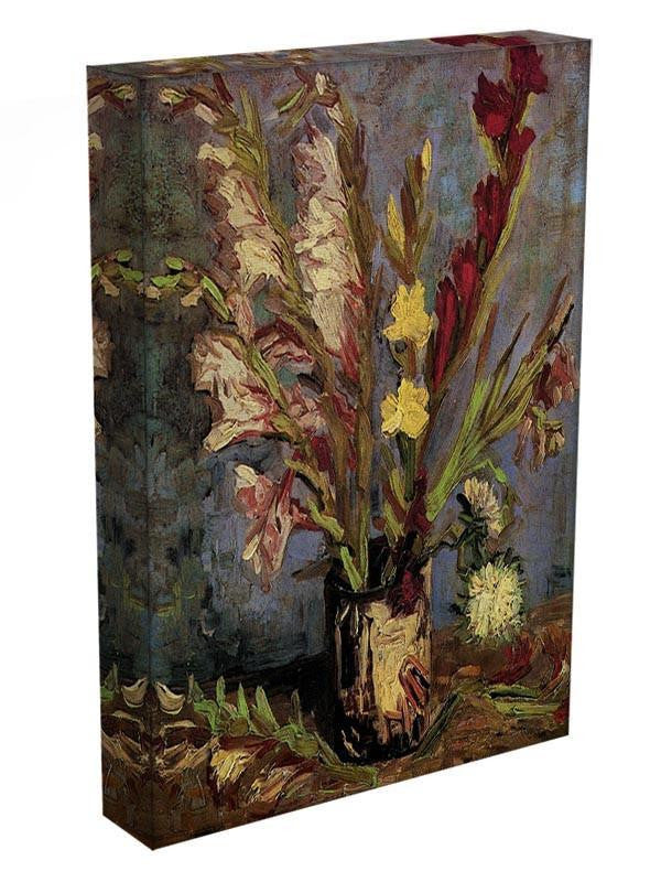 Vase with Gladioli 4 by Van Gogh Canvas Print & Poster - Canvas Art Rocks - 3