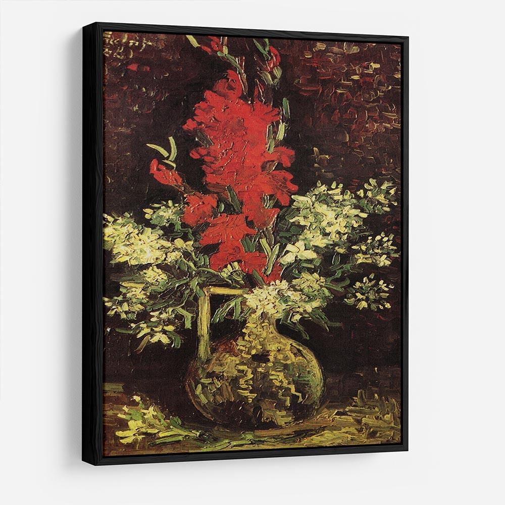 Vase with Gladioli and Carnations by Van Gogh HD Metal Print