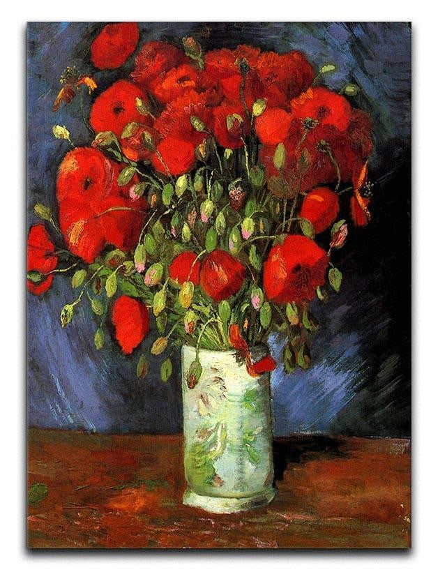 Vase with Red Poppies by Van Gogh Canvas Print & Poster  - Canvas Art Rocks - 1