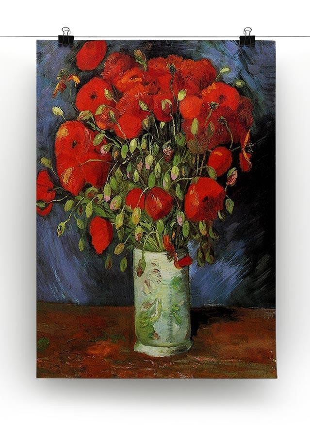 Vase with Red Poppies by Van Gogh Canvas Print & Poster - Canvas Art Rocks - 2
