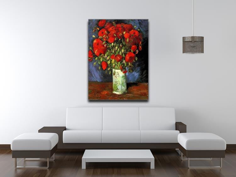 Vase with Red Poppies by Van Gogh Canvas Print & Poster - Canvas Art Rocks - 4