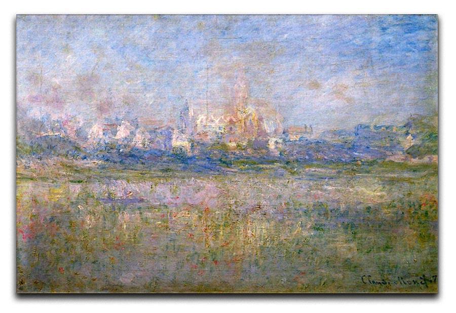 Vctheuil in the fog by Monet Canvas Print & Poster  - Canvas Art Rocks - 1