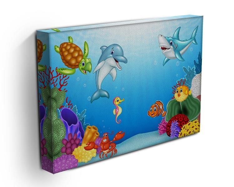 Vector illustration of Cartoon tropical fish Canvas Print or Poster - Canvas Art Rocks - 3