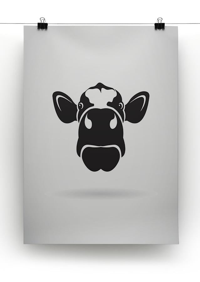Vector image of an cow Canvas Print or Poster - Canvas Art Rocks - 2