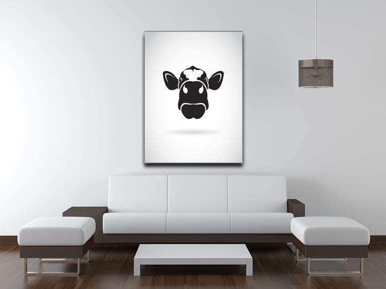 Vector image of an cow Canvas Print or Poster - Canvas Art Rocks - 4