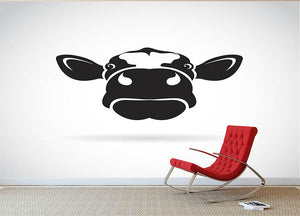 Vector image of an cow Wall Mural Wallpaper - Canvas Art Rocks - 2