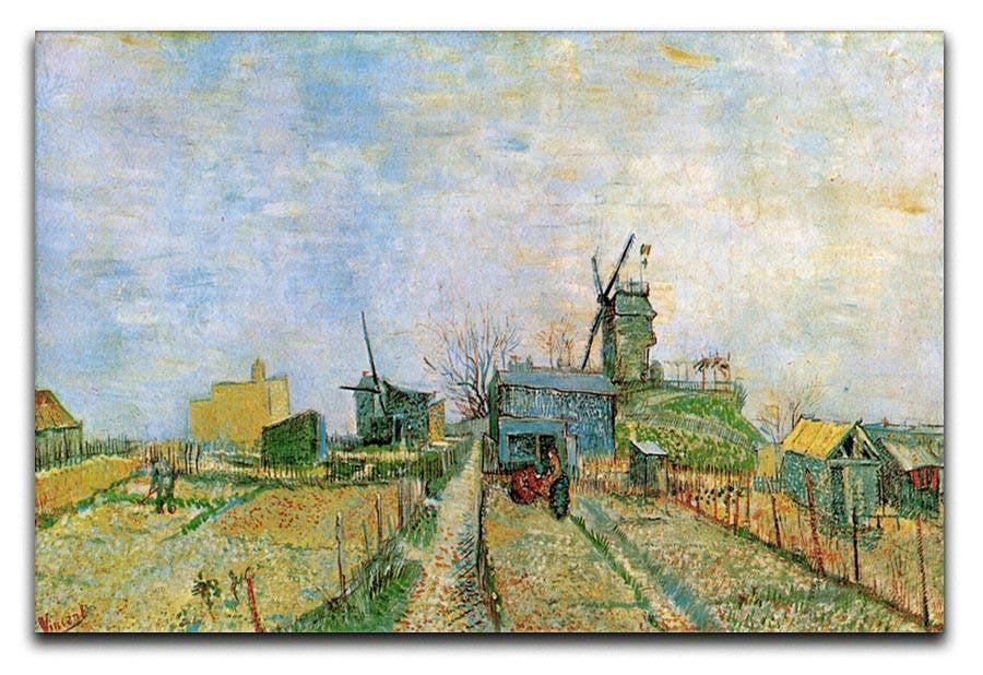 Vegetable Garden in Montmartre by Van Gogh Canvas Print & Poster  - Canvas Art Rocks - 1