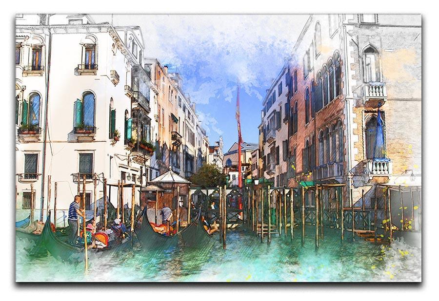 Venice Painting Canvas Print or Poster  - Canvas Art Rocks - 1