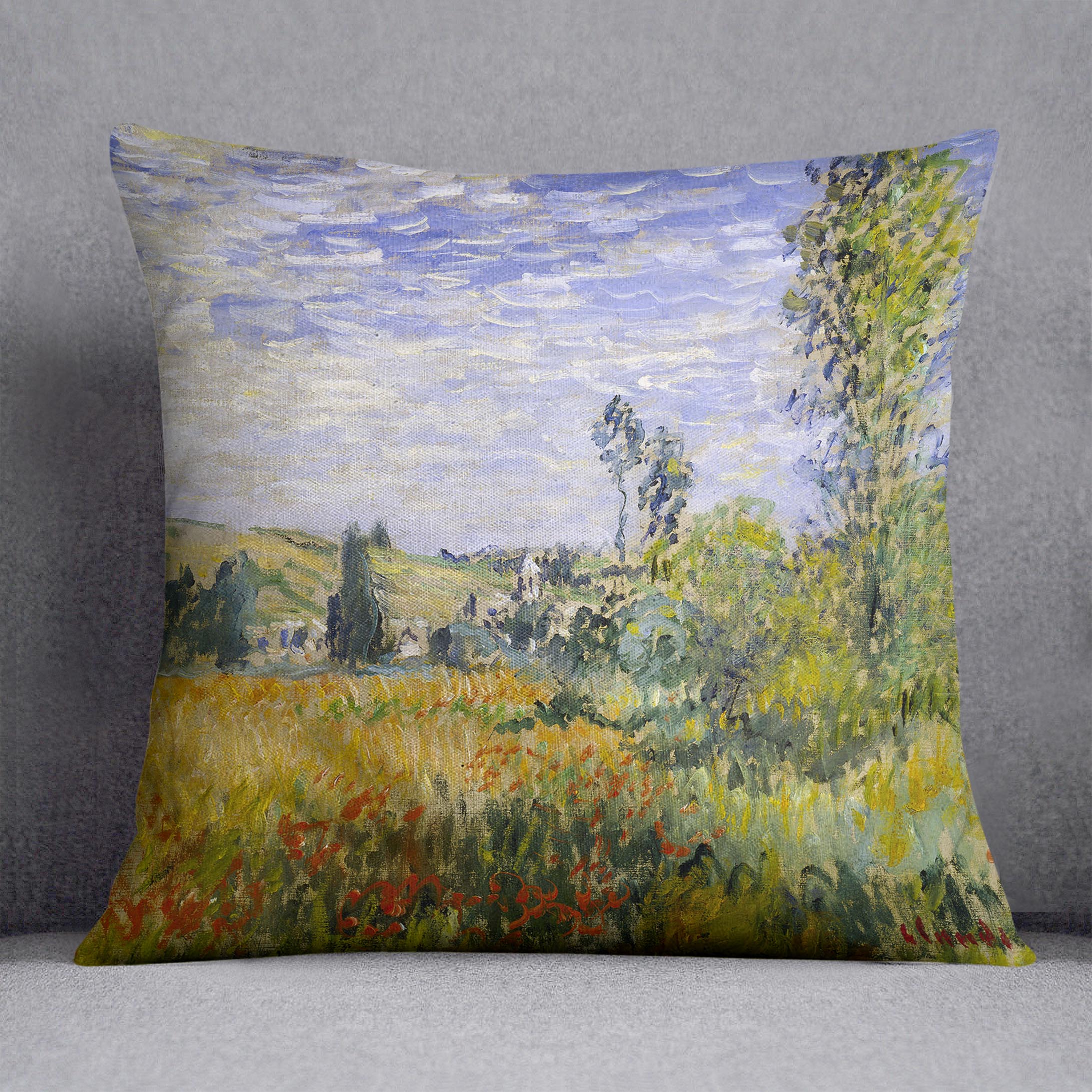 Vethueil by monet Cushion