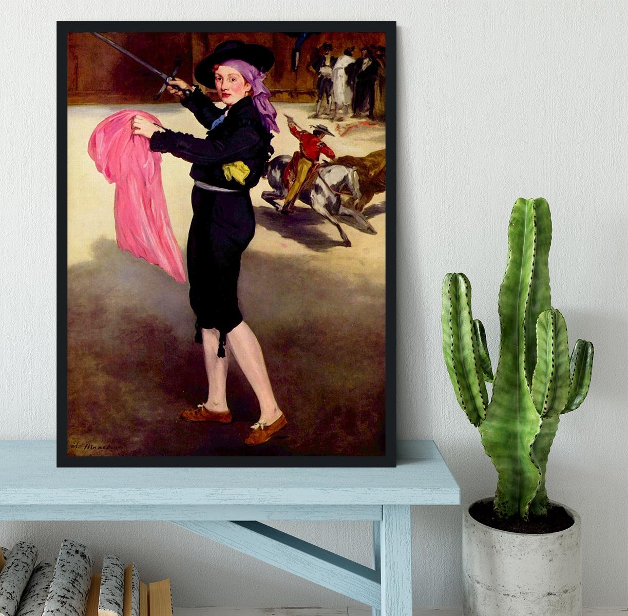 Victorine in the Costume of a Matador by Manet Framed Print - Canvas Art Rocks - 2