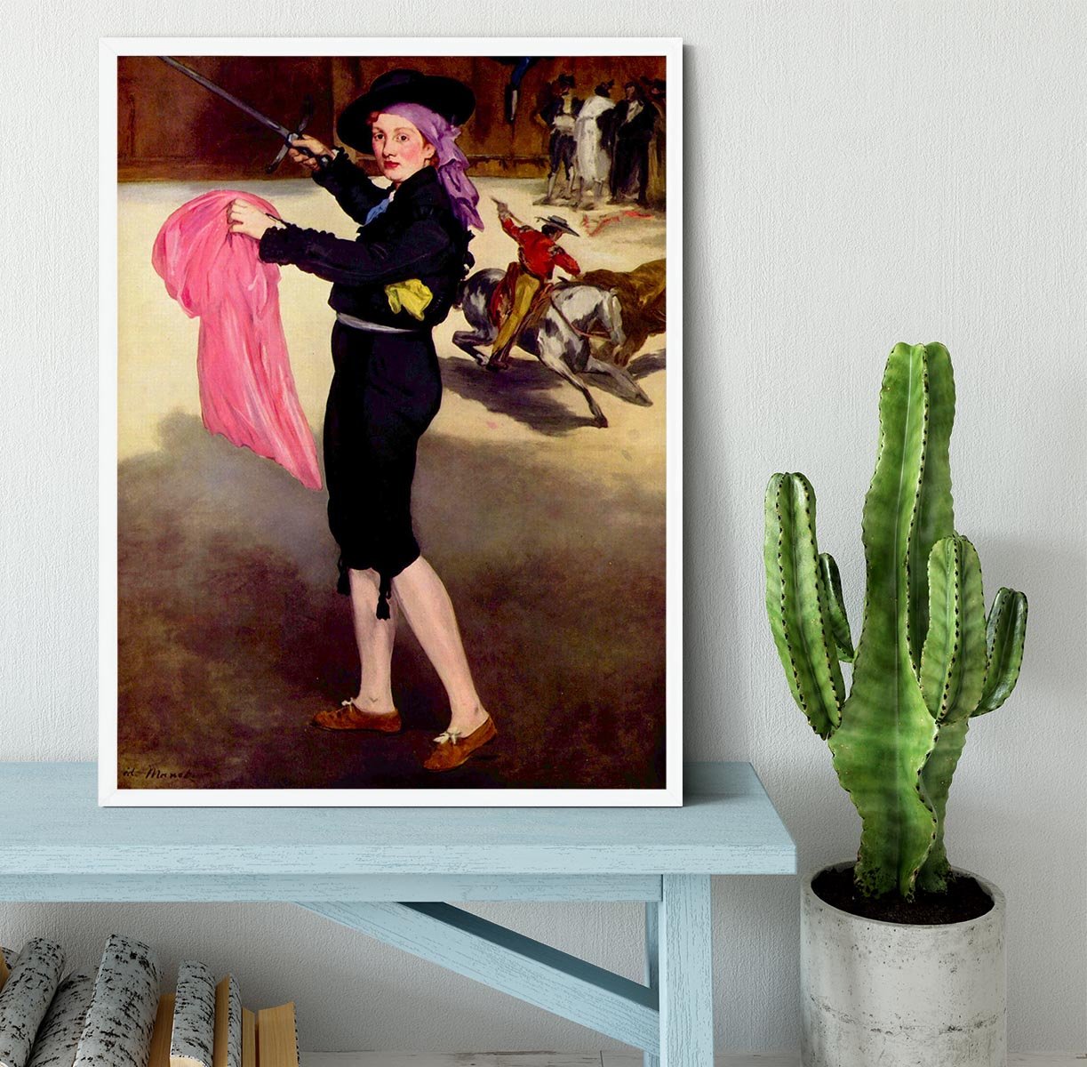 Victorine in the Costume of a Matador by Manet Framed Print - Canvas Art Rocks -6
