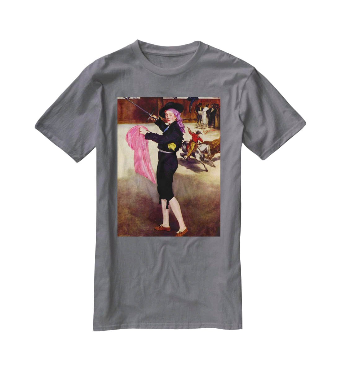 Victorine in the Costume of a Matador by Manet T-Shirt - Canvas Art Rocks - 3