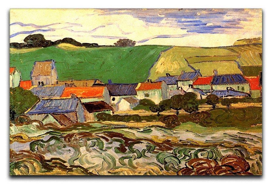 View of Auvers by Van Gogh Canvas Print & Poster  - Canvas Art Rocks - 1