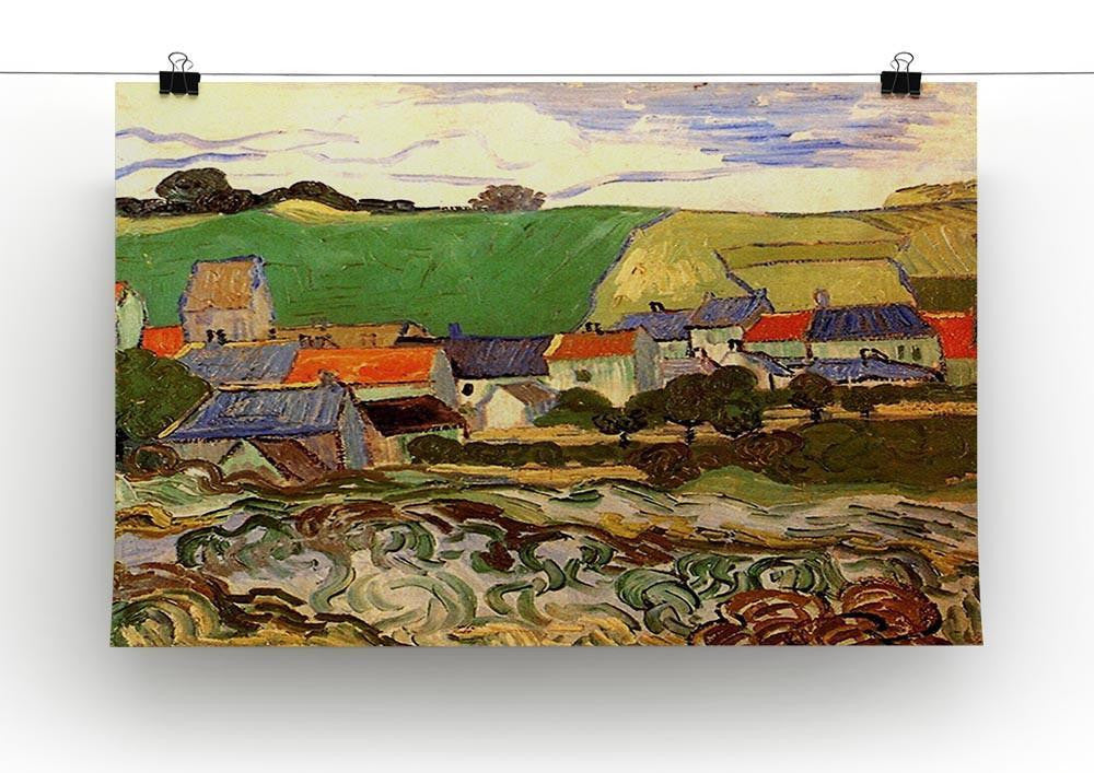 View of Auvers by Van Gogh Canvas Print & Poster - Canvas Art Rocks - 2