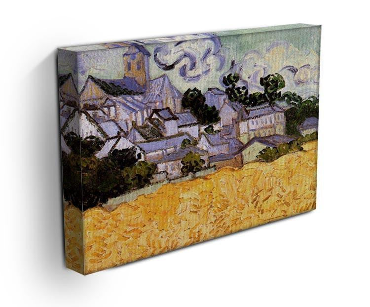 View of Auvers with Church by Van Gogh Canvas Print & Poster - Canvas Art Rocks - 3