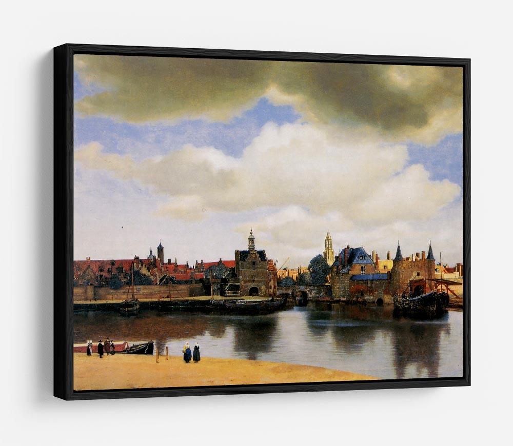 View of Delft by Vermeer HD Metal Print - Canvas Art Rocks - 6